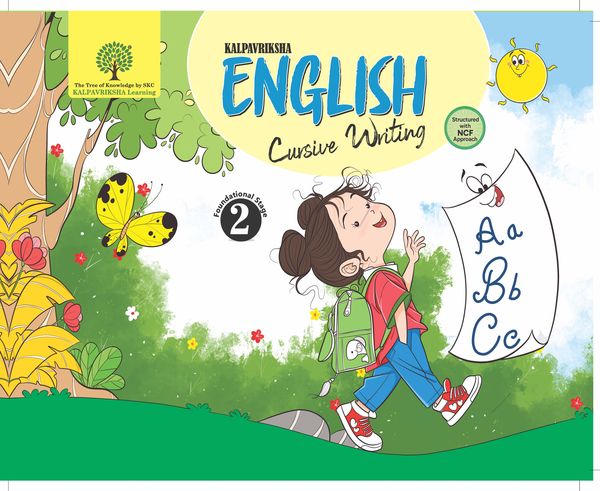 English Cursive Writing for Class 2 (English) Textbook Cover